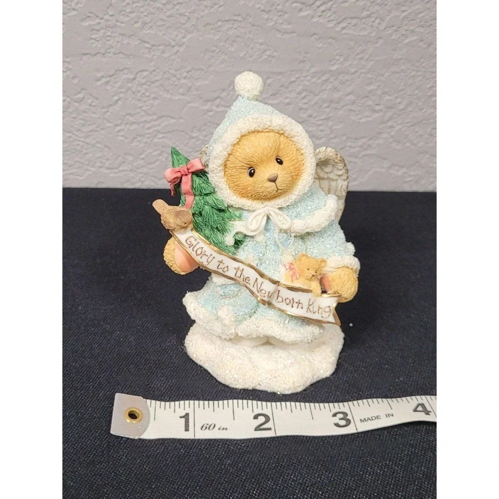 Enesco Cherished Teddies Figurine Grace Glory To The Newborn King #175994 (1996)